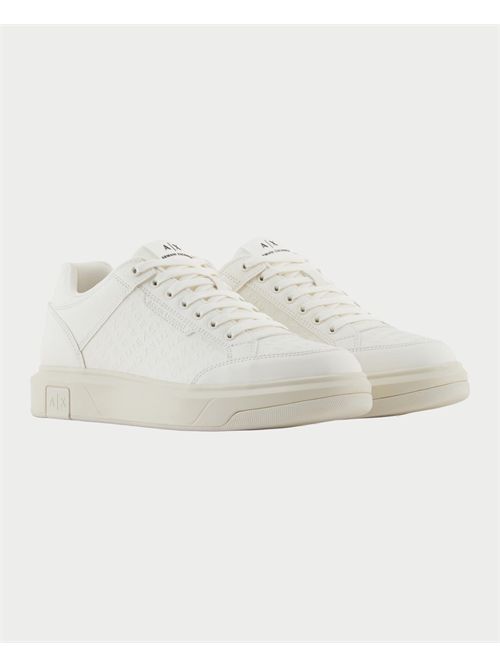 Armani Exchange men's low-top sneakers with all-over logo ARMANI EXCHANGE | XM001722-AF17537U0011
